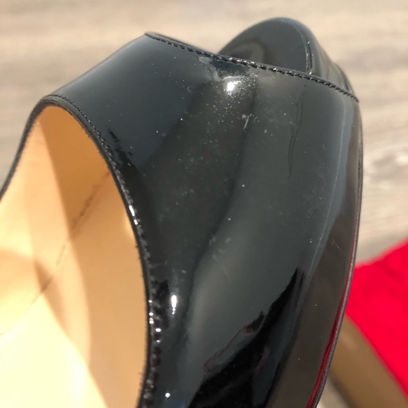 Christian Louboutin Very Prive Black Patent 6.5 - Picture 4 of 8